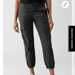 Sanctuary Rebel Cargo Pants washed black size 26